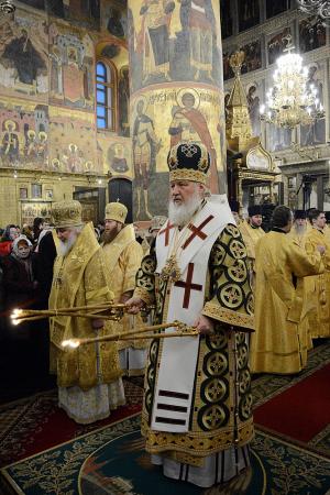 Патриарх Кирилл 3.01.2013