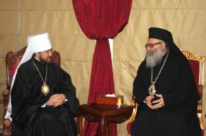 Митрополит Иларион и Антиохийский патриарх Иоанн X