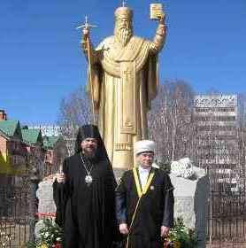 Открытие памятника Стефану Великопермскому в Сыктывкаре