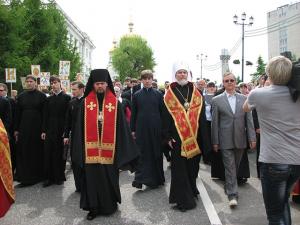 Крестный ход в Хабаровске в честь Дня славянской письменности и культуры