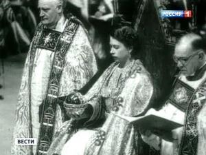 Коронация Елизаветы II в Вестминстерском аббатстве 2 июня 1953г.