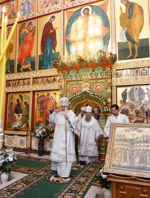 Патриарх Кирилл в Соловецком монастыре
