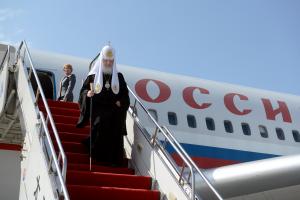 Святейший Патриарх Кирилл прибыл в Новосибирск