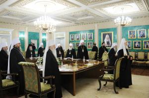 Заседание Св.Синода в Москве (октябрь 2013)