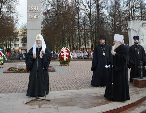 Патриарх Кирилл в Подольске
