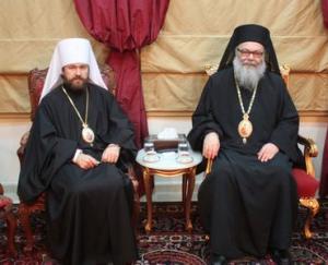 Митрополит Волоколамский Иларион встретился с Блаженнейшим Патриархом Антиохийским Иоанном X