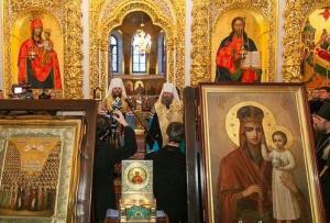 Молебен в Успенском соборе Киево-Печерской Лавры