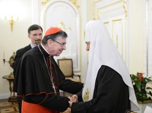 Святейший Патриарх Кирилл принял кардинала Курта Коха