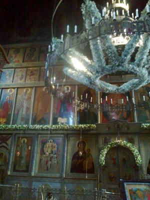 В соборе московского Сретенского монастыря