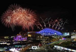 На открытии Олимпиады в Сочи