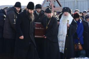 Похороны монахини Людмилы (Пряшниковой) и Владимира Запорожца