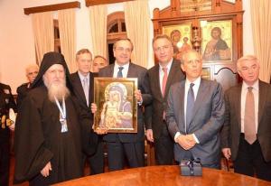 Премьер-министр Греции Антонис Самарас посетил Афон