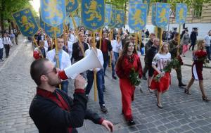 Марш во Львове (к годовщине создания дивизии СС Галичина)