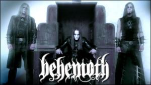 Плакат метал-группы Бегемот
