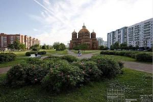 Строящийся Храм Сошествия Св.Духа в Петербурге