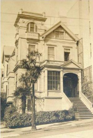 Дом Общества ветеранов  Великой войны в Сан-Франциско на Лайон стрит, фото 1934 года