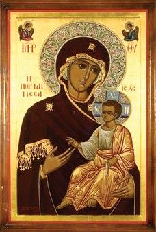 Иверская икона Божией Матери из Свято-Иверского донецкого монастыр