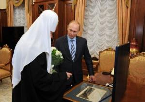 Владимир Путин поздравил Патриарха Кирилла с 6-й годовщиной интронизации