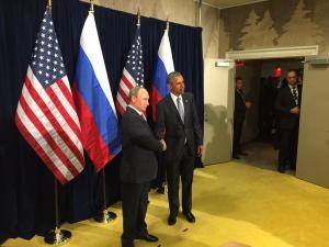 Путин и Обама в Нью-Йорке