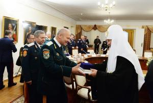 Патриарх Кирилл на встрече с казачьими атаманами