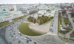Архитектурный проект территории вокруг памятника Св.Владимиру