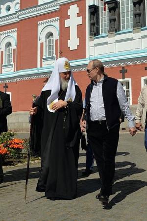 Патриарх Кирилл и Владимир Путин на Валааме
