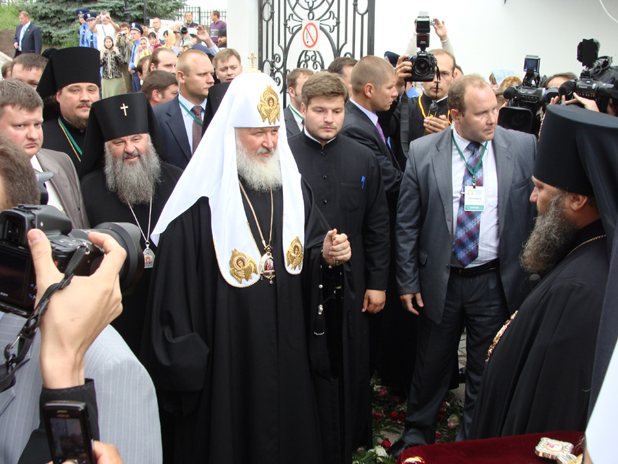 Патриарх Кирилл в Киево-Печерской лавре