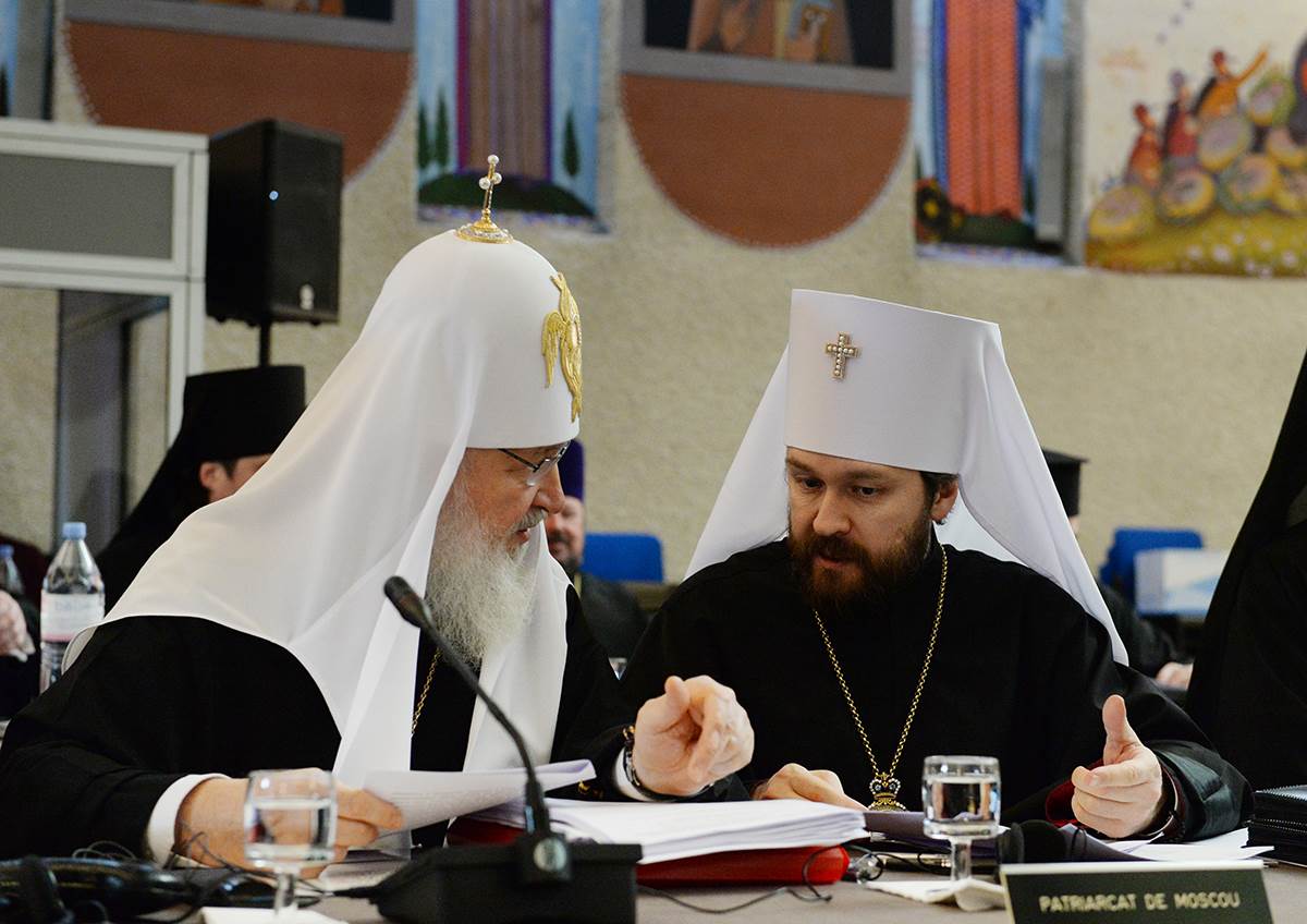 Святейший Патриарх Кирилл и митрополит Волоколамский Иларион