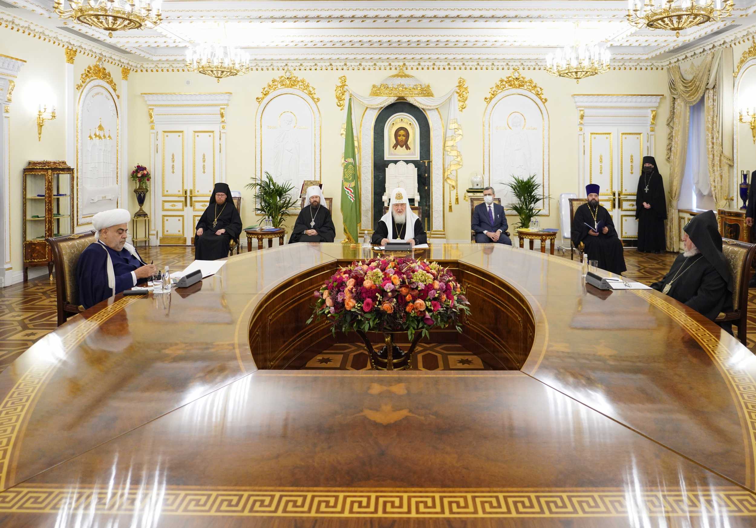 Встреча Патриарха Кирилла и религиозных лидеров Армении и Азербайджана