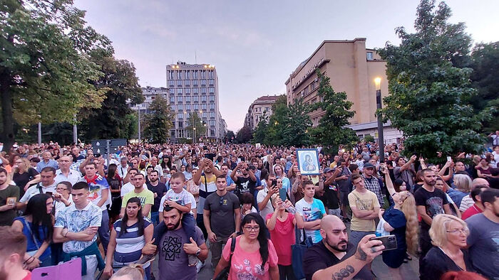В Белграде прошёл Крестный ход против содомии