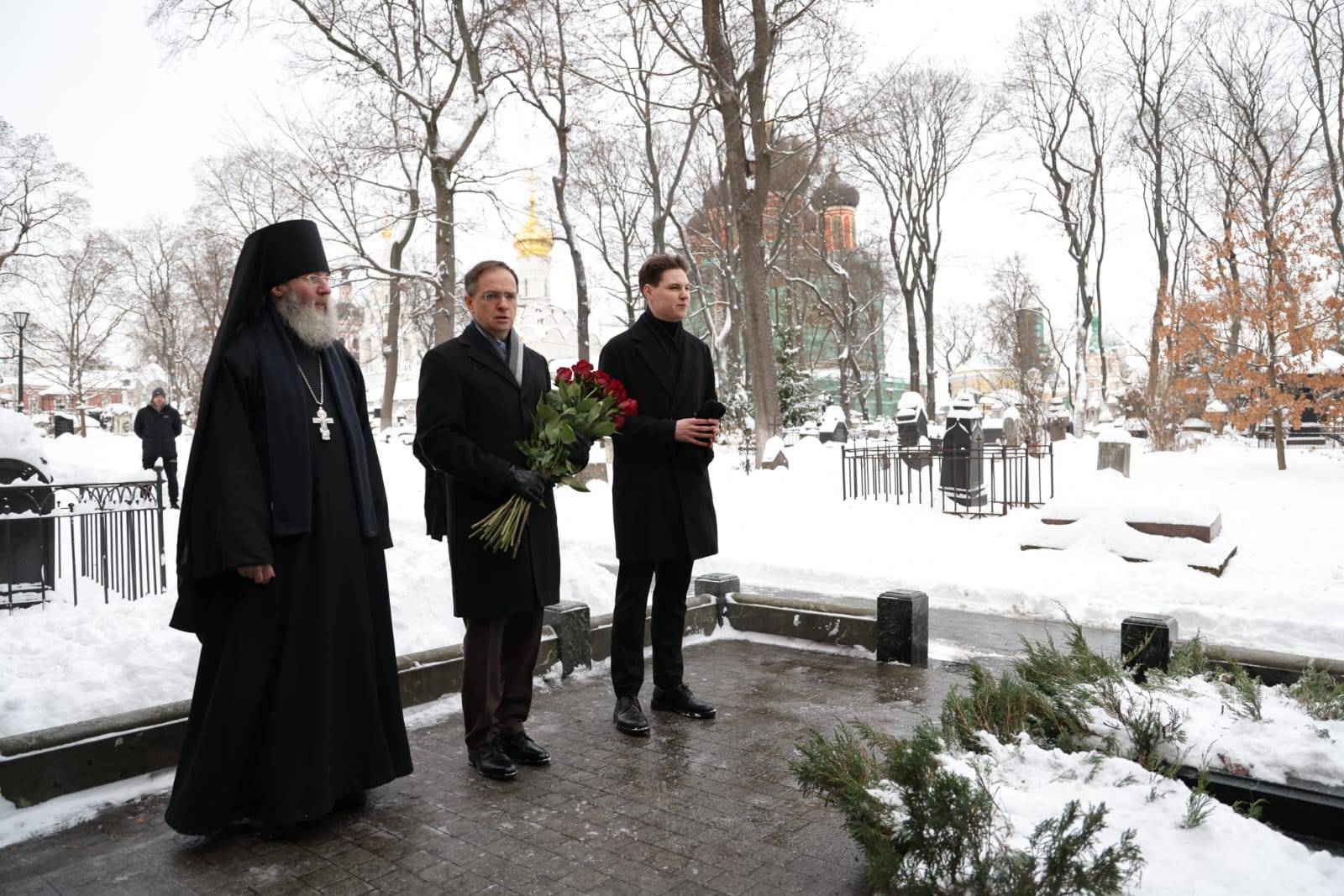 Владимир Мединский и иеромонах Авраам (Павлов)