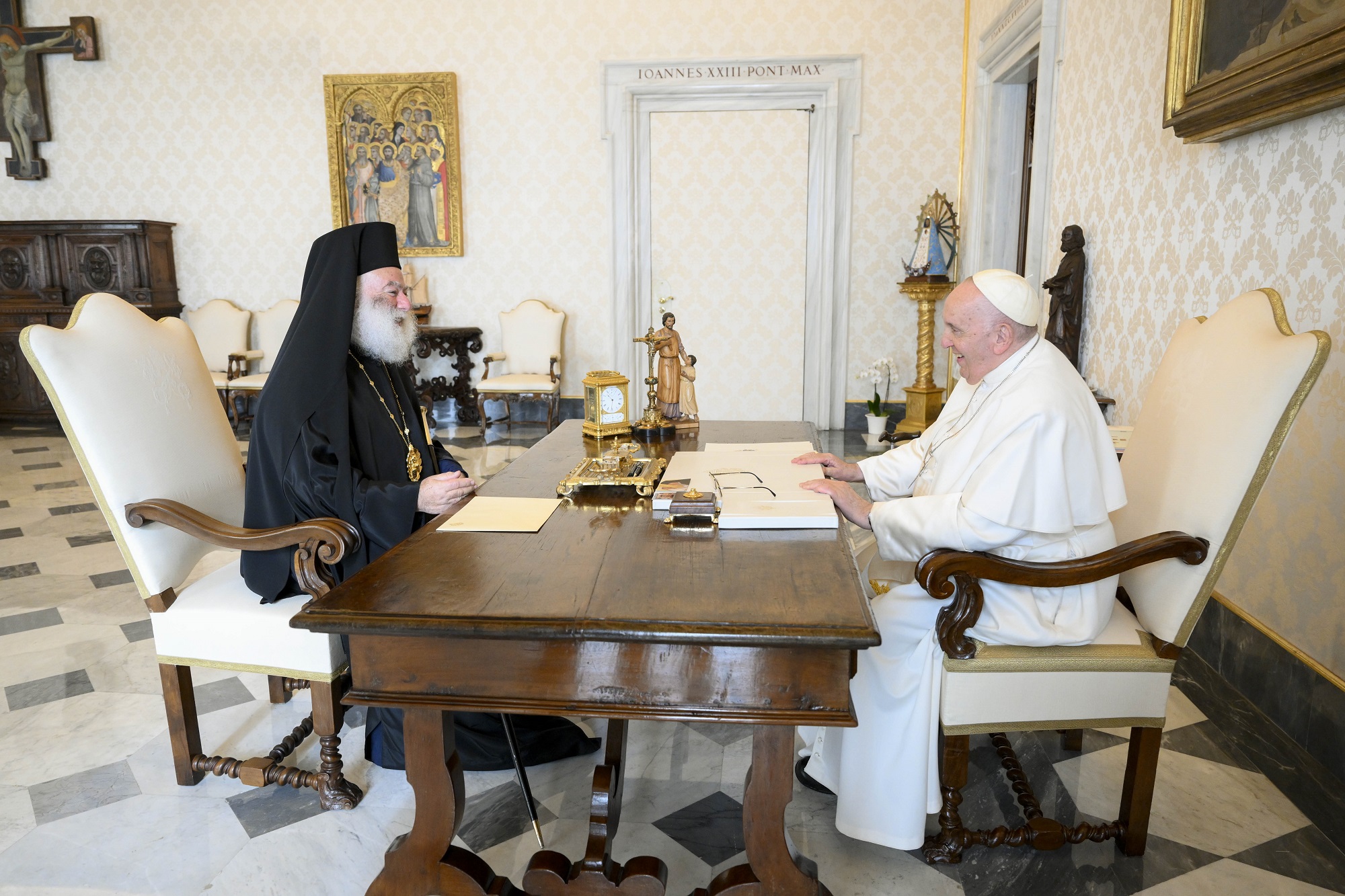 Патриарх Александрийский Федор и папа Римский Франциск