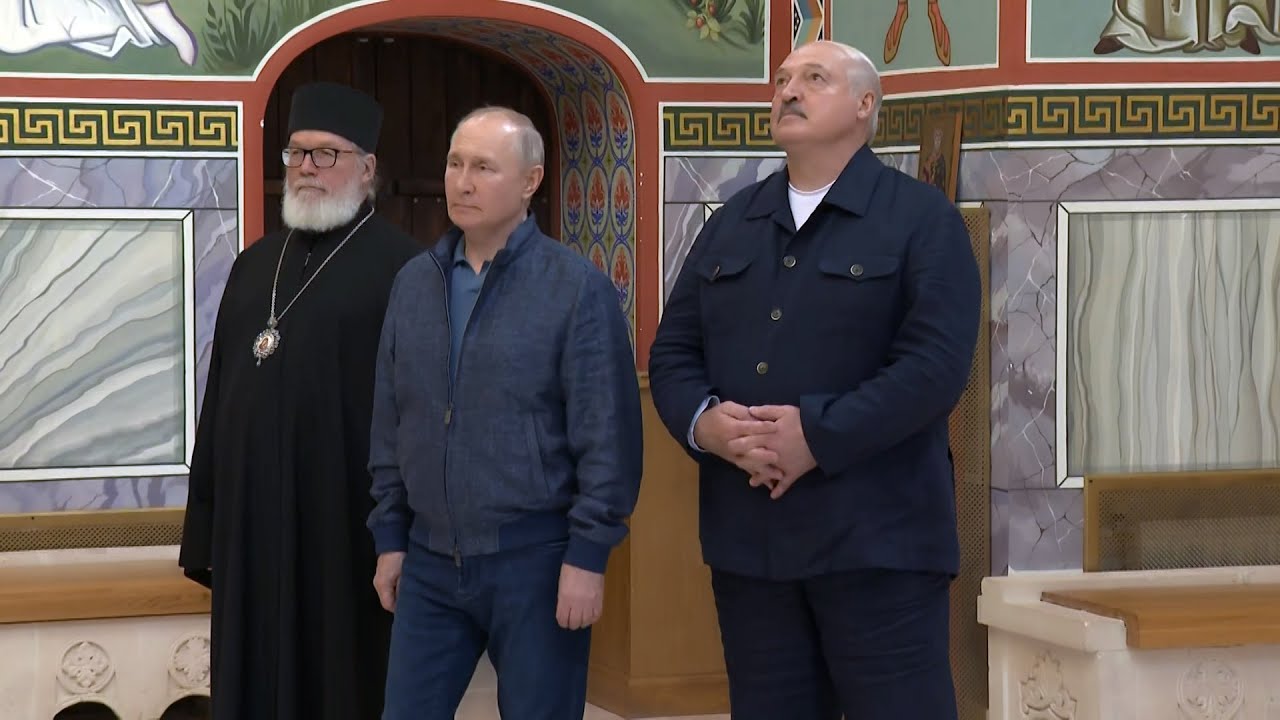 Владимир Путин и Александр Лукашенко на Валааме