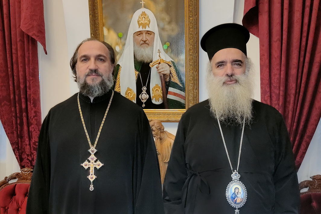 Архимандрит Вассиан (Змеев) и архиепископ Севастийский Феодосий