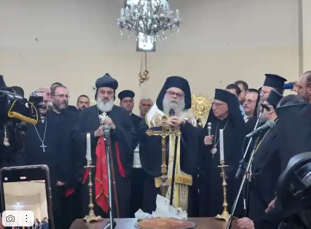 Антиохийский Патриарх Иоанн посетил храм, в котором был совершён теракт