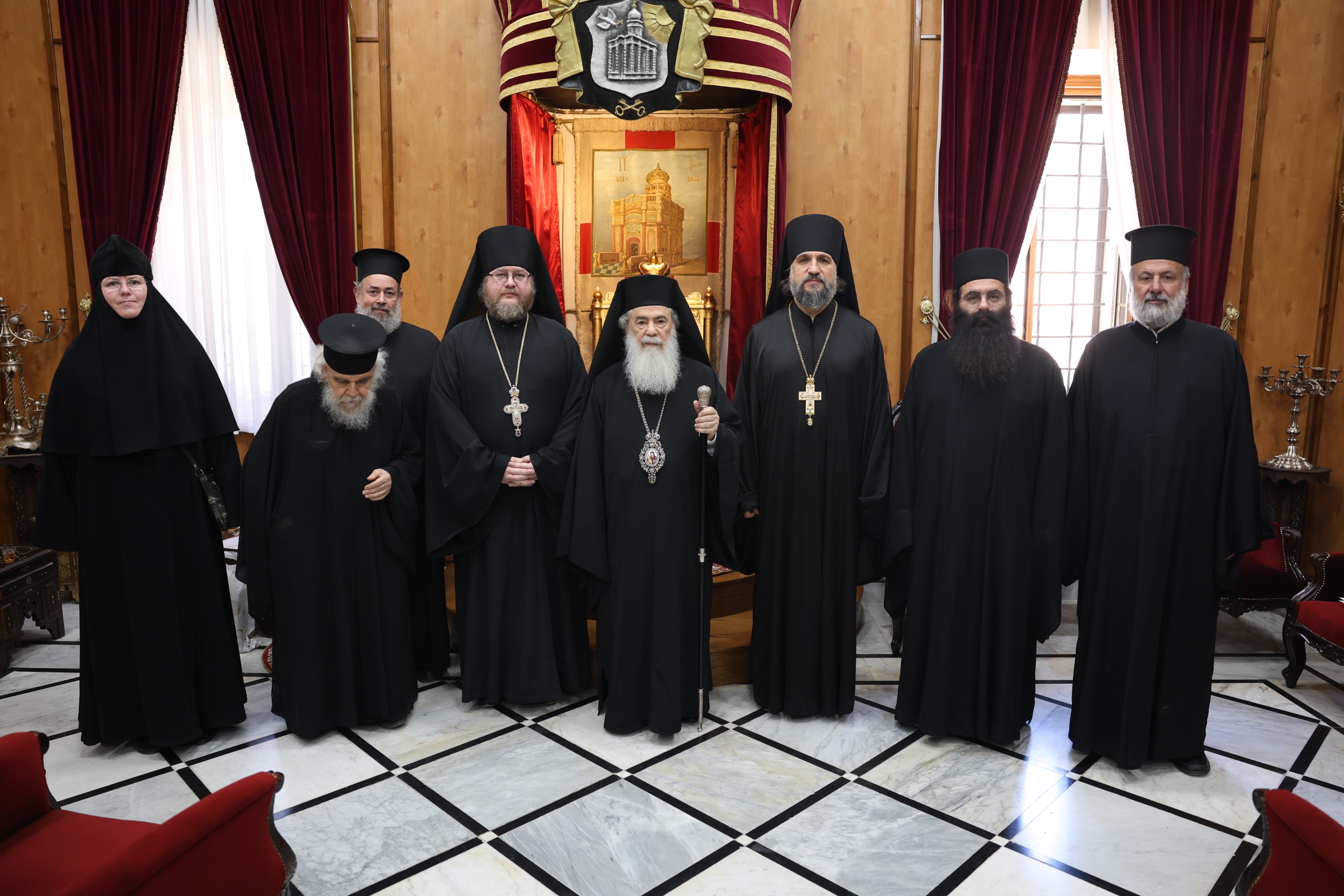 Иерусалимский Патриарх Феофил принял представителей Русской духовной миссии