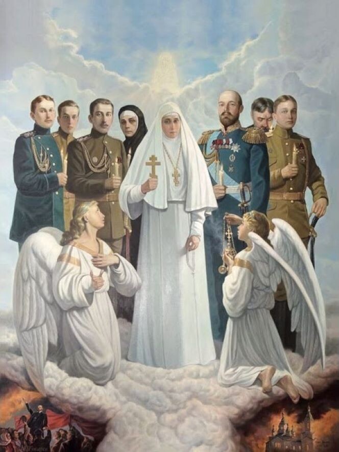 Алапаевские мученики. Картина худ. Игоря Токарева