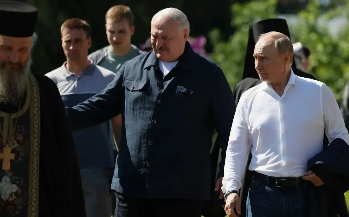 Владимир Путин и Александр Лукашенко на Валааме