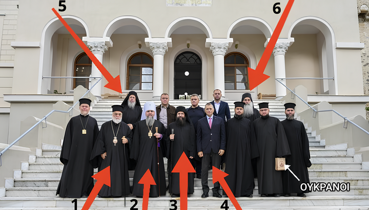 Принявшие главу украинских раскольников афонские монахи