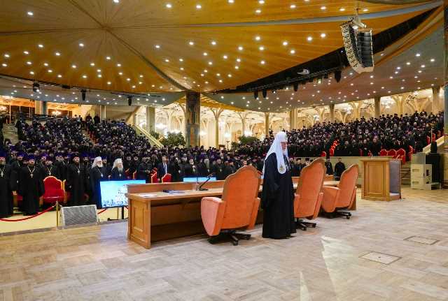 В Москве под председательством Святейшего Патриарха Кирилла прошло общее собрание духовенства Московской митрополии