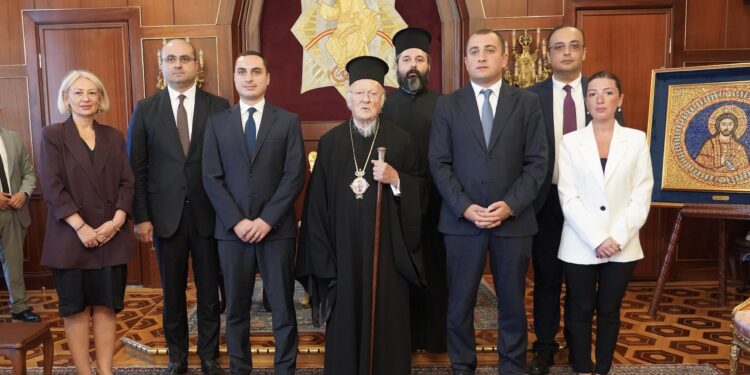 Константинопольский Патриарх Варфоломей принял на Фанаре грузинского главу правительства Абхазии в изгнании Георгия Джинчарадзе