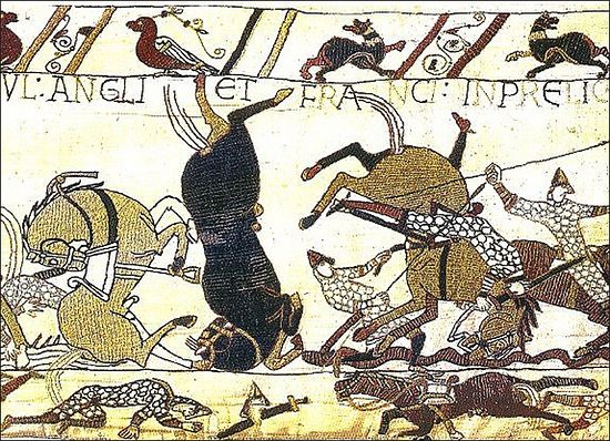 Битва при Гастингсе (Восточный Сассекс) – фрагмент Гобелена из Байё