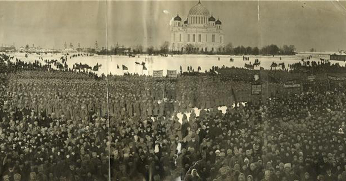 Революционный митинг. 12 марта 1917 г., Вятка