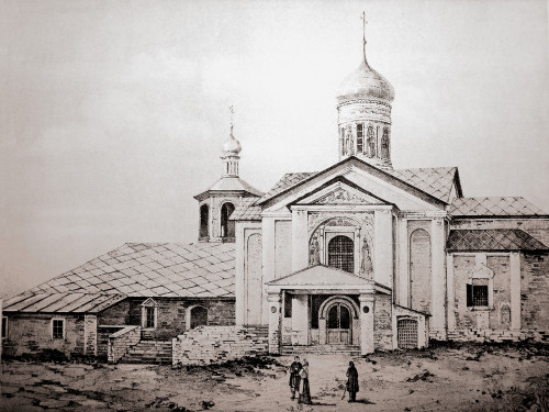 Церковь Иоанна Предтечи до перестройки монастыря