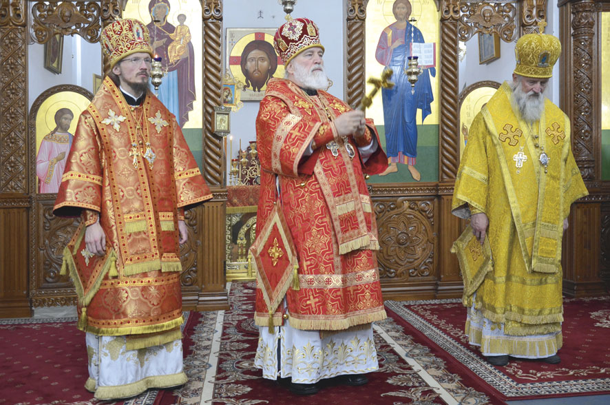 2 ноября 2015 года. Праздничное богослужение по случаю первой годовщины образования Борисовской епархии