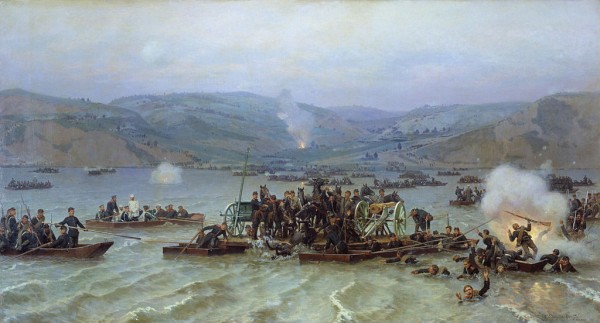Переправа русской армии через Дунай у Зимницы 15 июня 1877 года, Николай Дмитриев-Оренбургский (1883)