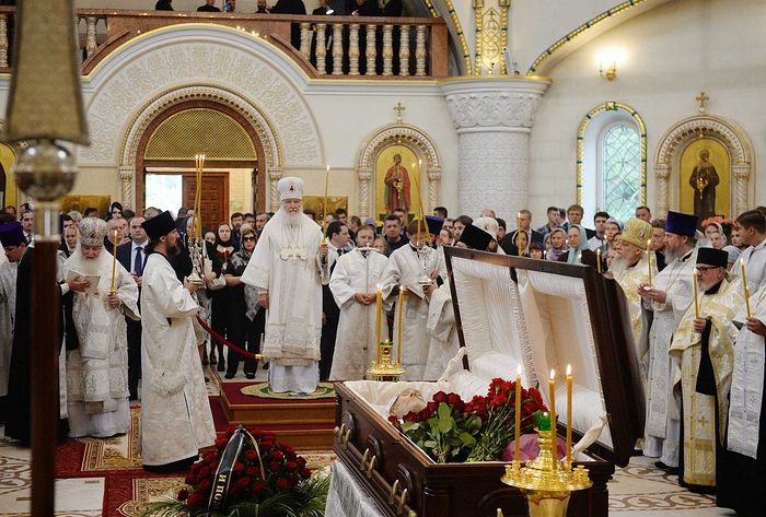 Отпевание Игоря Александровича Найвальта