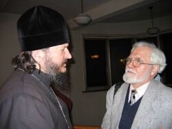 Игумен Кирилл (Сахаров) и В.Н.Осипов