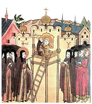 Работа Андрея Рублева в Спасо-Андрониковом монастыре