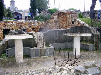 Остатки храма Вознесения на Елеонской горе